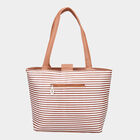 Women's Tan Polyurethane Tote Bag, , small image number null