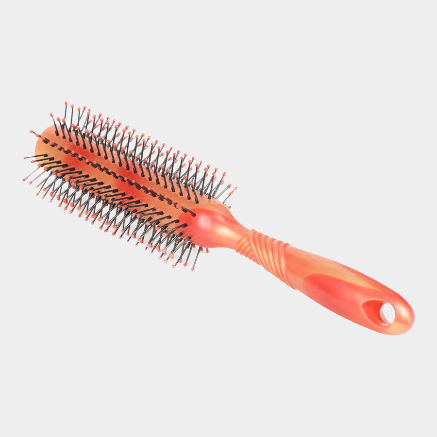 Plastic Hair Brush, Golden, , large image number null