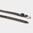 Women's Black Pu Belt, , large image number null