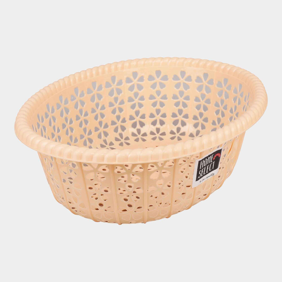 Peach Plastic Basket, , large image number null