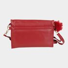 Women's Polyurethane Zipper Sling Bag, , small image number null