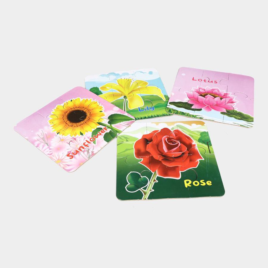 Kid's Flowers Puzzle, 24 Pcs., , large image number null
