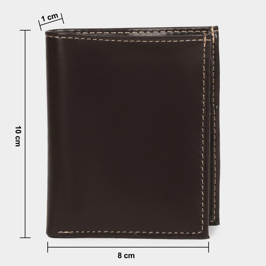 Men's Brown Polyurethane Wallet, , large image number null