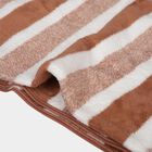200 GSM Brown Microfiber Bath Towel, , small