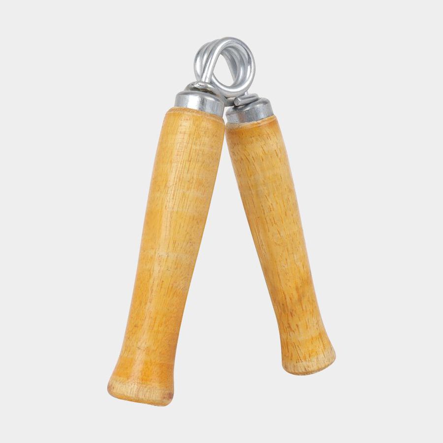 Brown Wooden Power Grip Strengthener, , large image number null