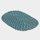 Blue Polyester Cotton Door Mat, , small image number null