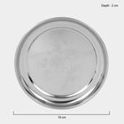 Stainless Steel Plate, 18.5 cm Dia., , small image number null