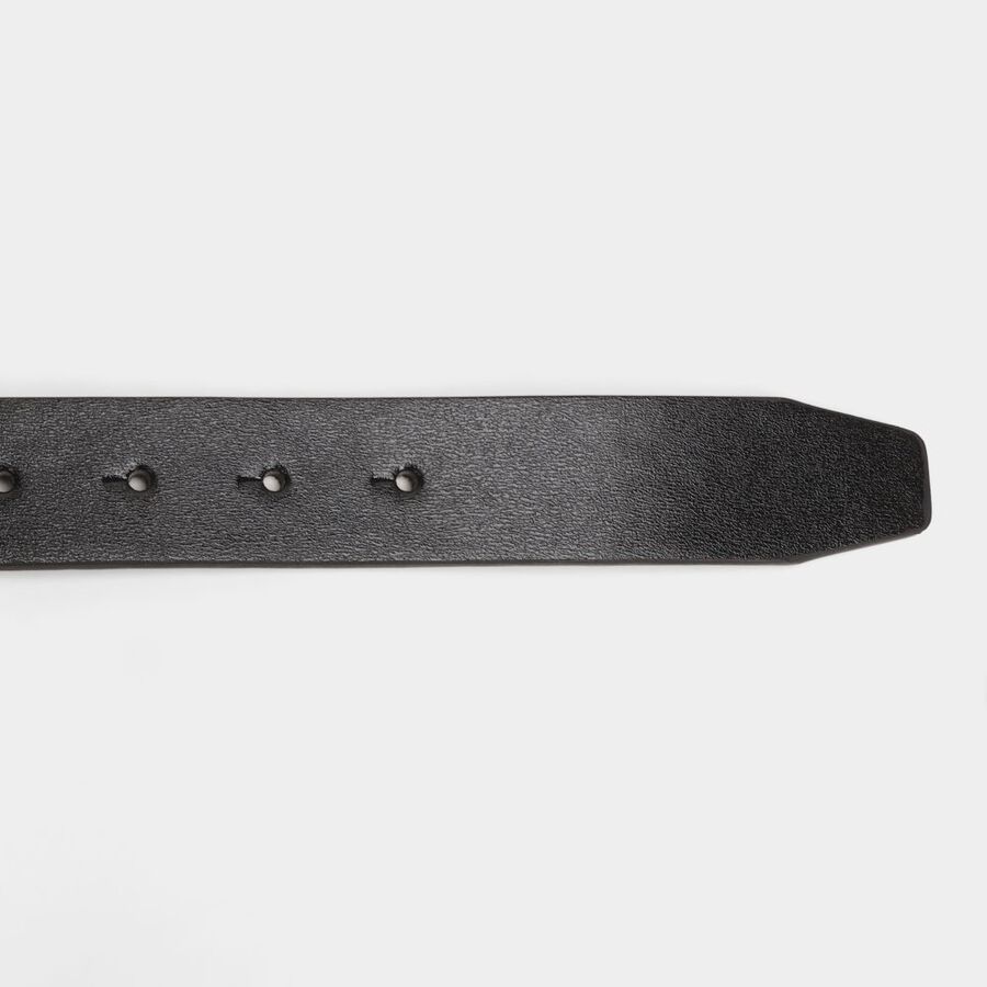 Men's Black Polyurethane Formal Belt, , large image number null