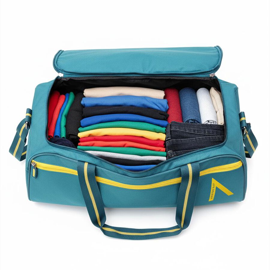 Light Green Polyester Duffle Trolley, , large image number null