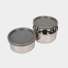 Steel Lunch Box, 3 Containers and 1 Bag, , small image number null