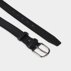 Men's Black Pu Formal Belt, , small