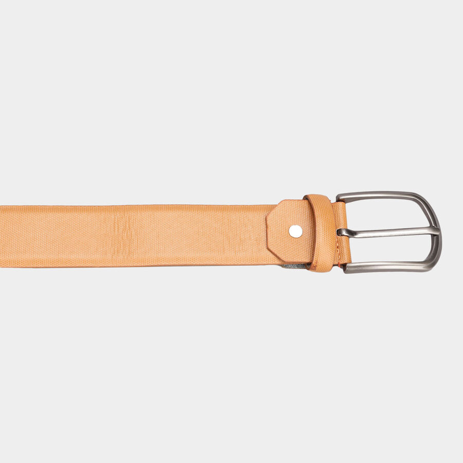 Men's Polyurethane Casual Belt, Size 36, Textured, , large image number null