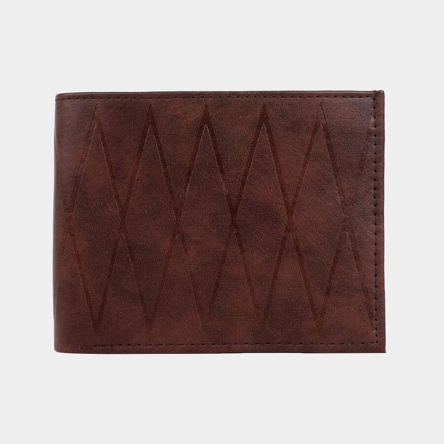 Men's Brown Polyurethane Wallet, , large image number null