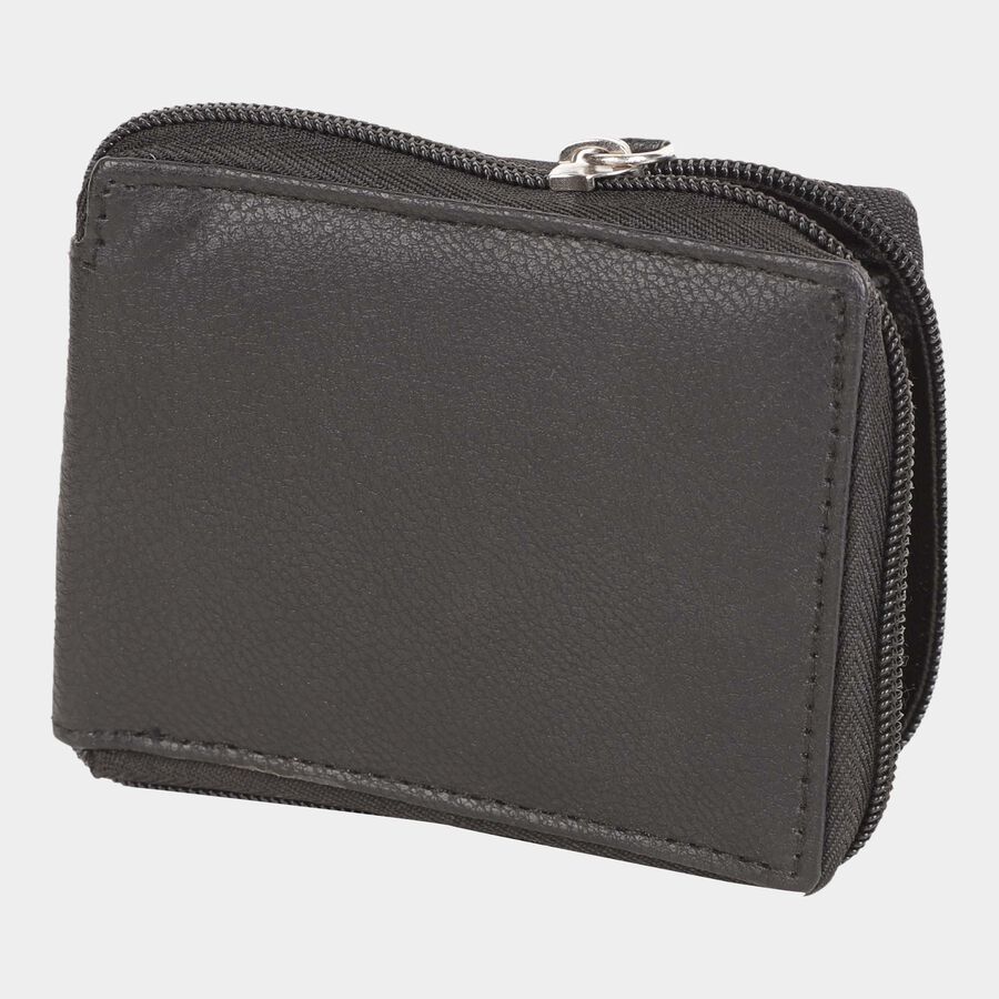 Men's Zip Around Wallet, Polyurethane, , large image number null
