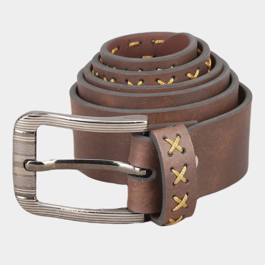 Men's Polyurethane Casual Belt, Size 36, Braided/Weaving, , large image number null