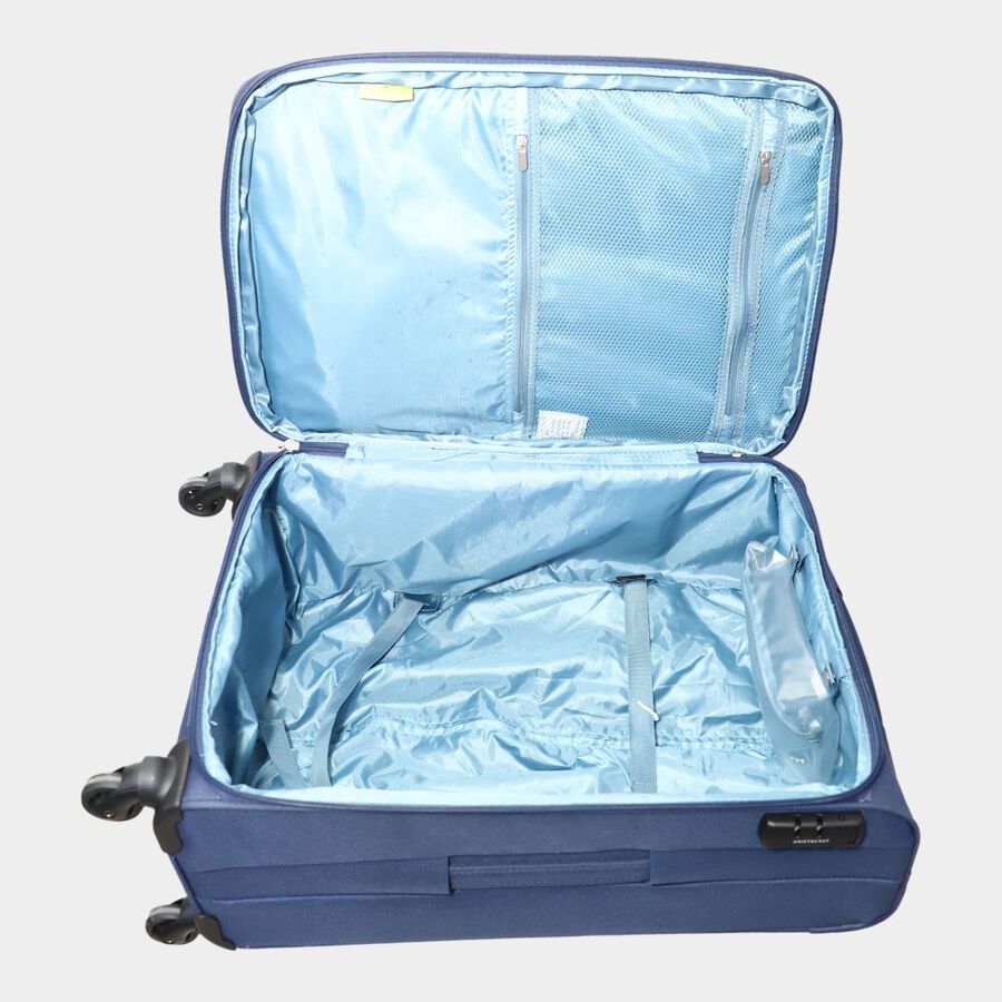 4-Wheel Polyester Soft Case Trolley, Medium, , large image number null