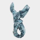 Women's Green Viscose Scarf, , small