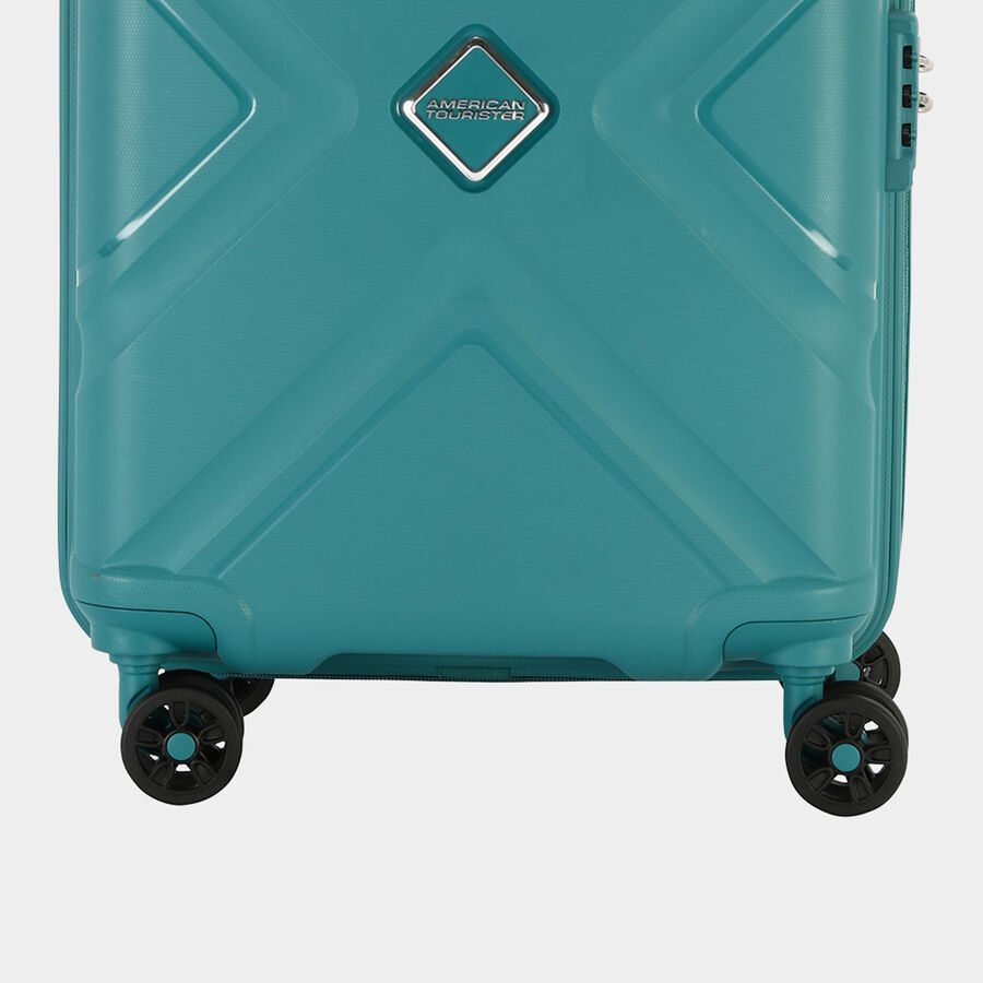 8-Wheel Blue Polypropylene Hard Case Trolley, Small, , large image number null