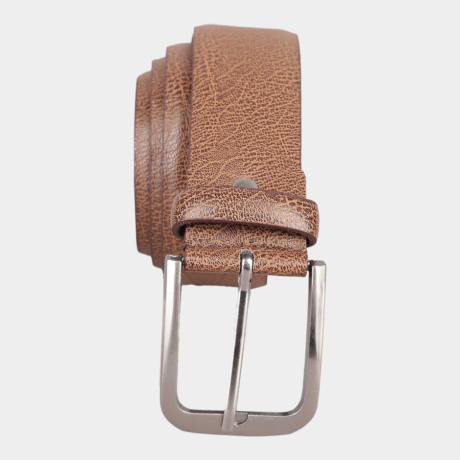 Men's Brown Polyurethane Casual Belt, , large image number null