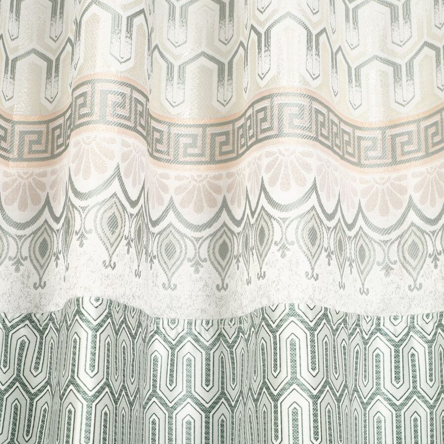 7ft. Light Green Microfiber Door Curtain, , large image number null