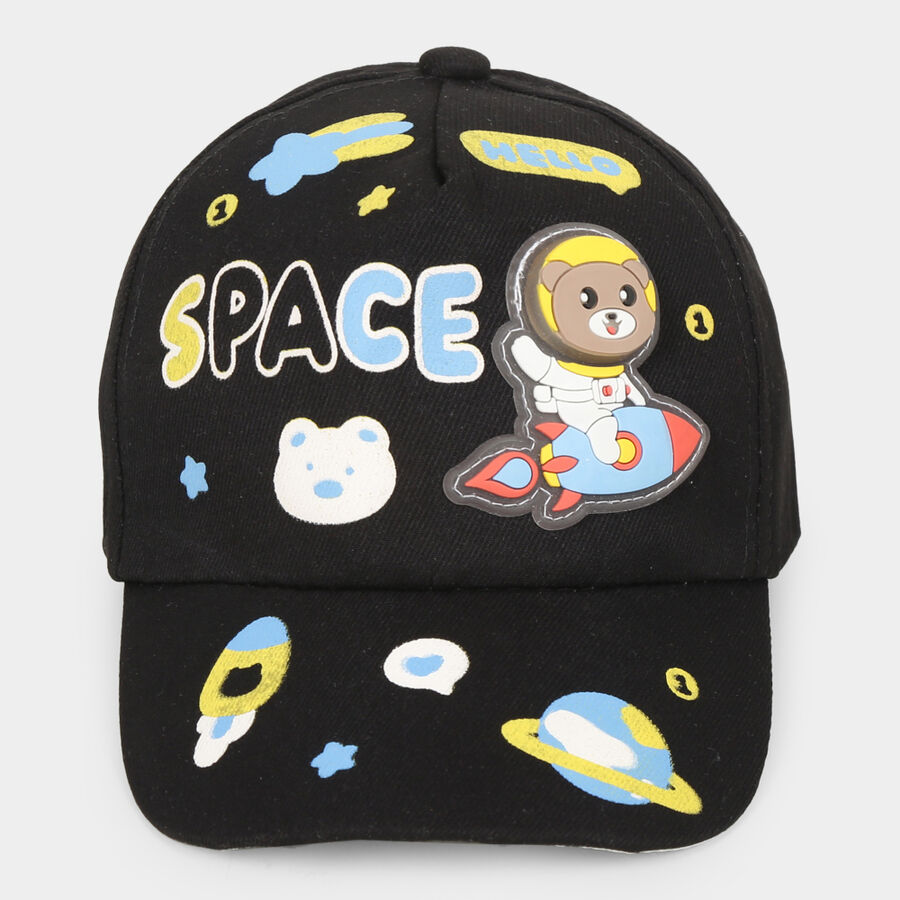 Black Fabric Cap, , large image number null