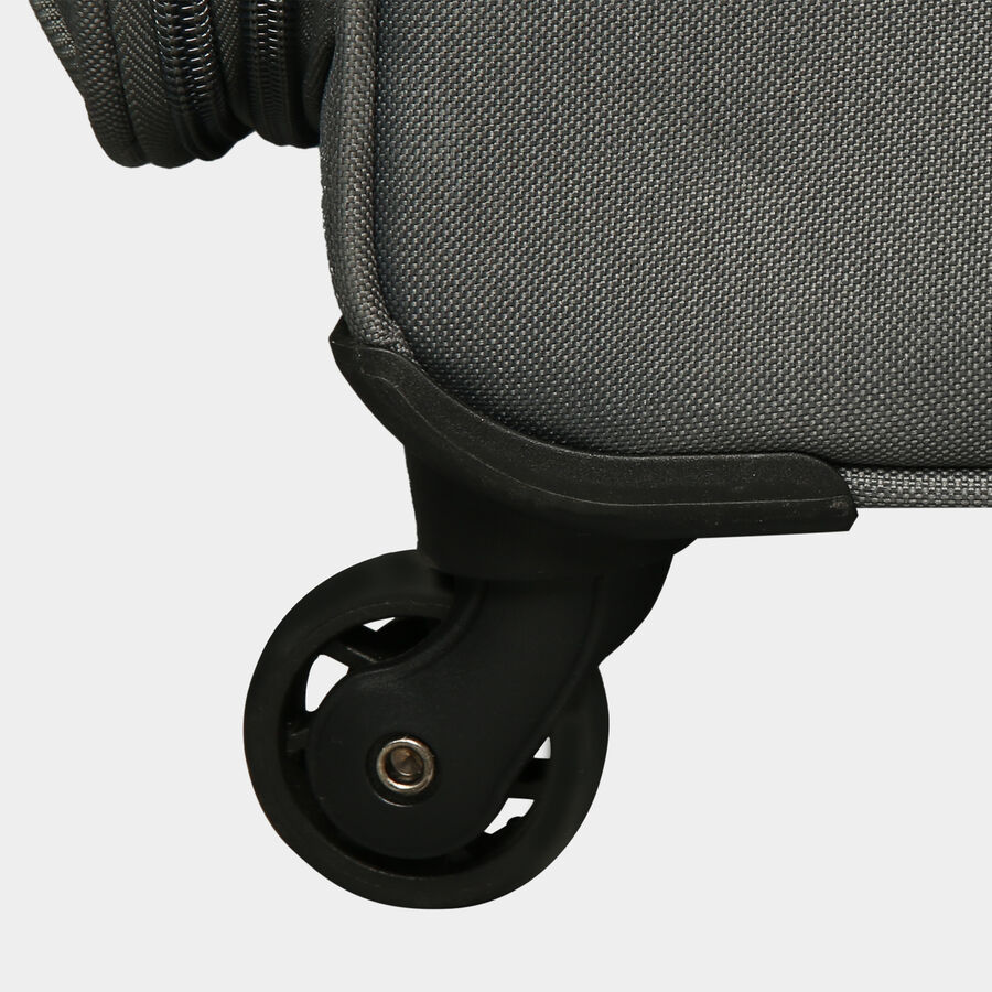 4-Wheel Polyester Soft Case Trolley, Medium, , large image number null