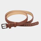 Women's Brown Polyurethane Belt, , small image number null