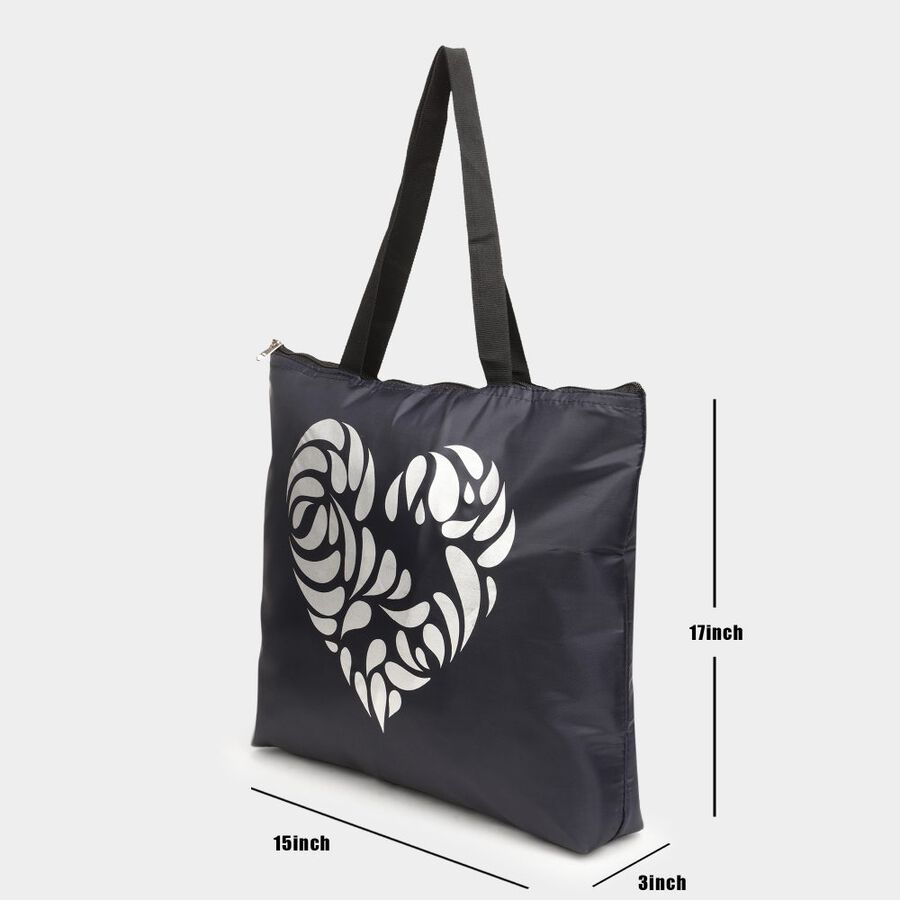 Navy Blue Fabric-Nylon Bag, , large image number null