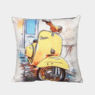 Yellow Polyester Cushion, , small image number null