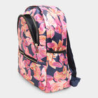 Women's Blue Polyurethane Backpack, , small image number null