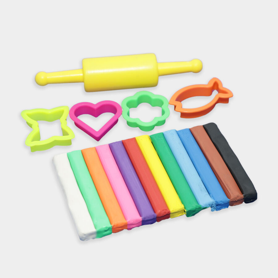 Modelling Clay Set, 12 Shades, , large image number null