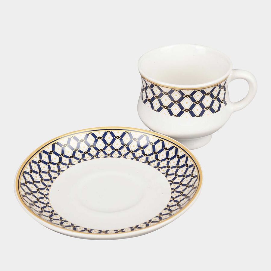 12 Pcs. Stoneware Cup & Saucer Set- 150 ml, , large image number null