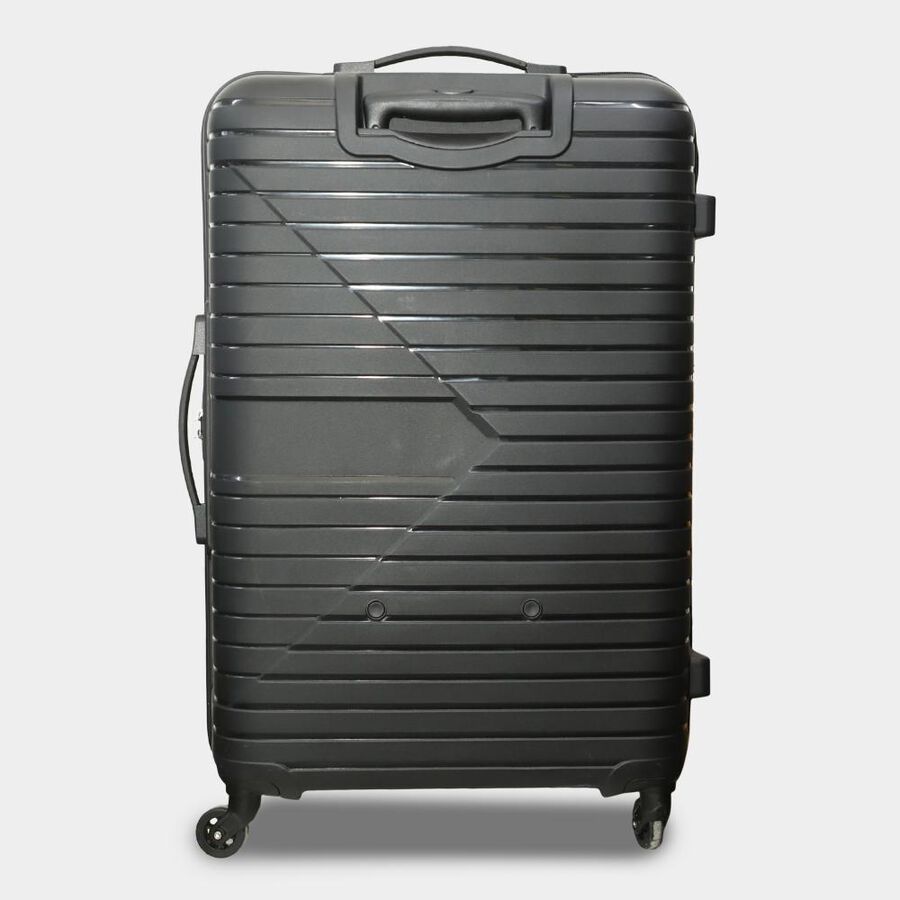 4-Wheel Black Polypropylene Hard Case Trolley, Large, , large image number null
