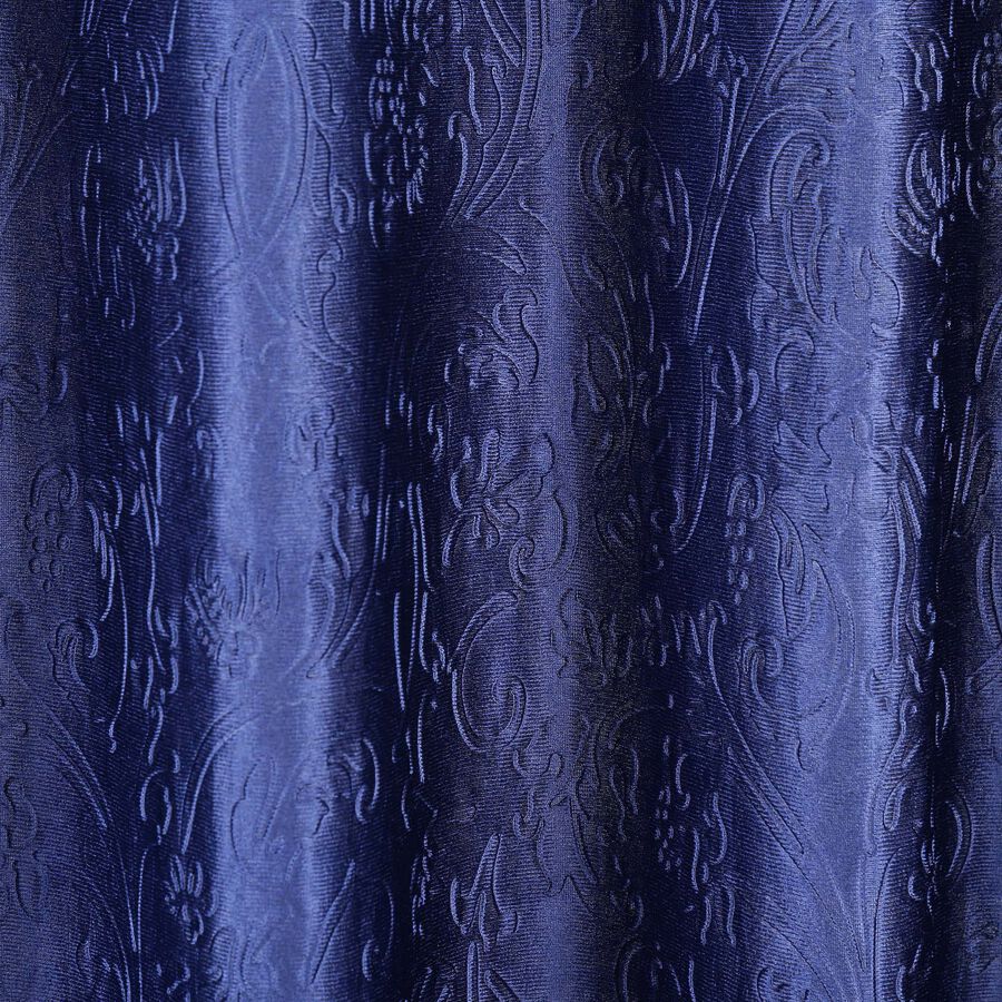 5ft. Blue Window Curtain, , large image number null