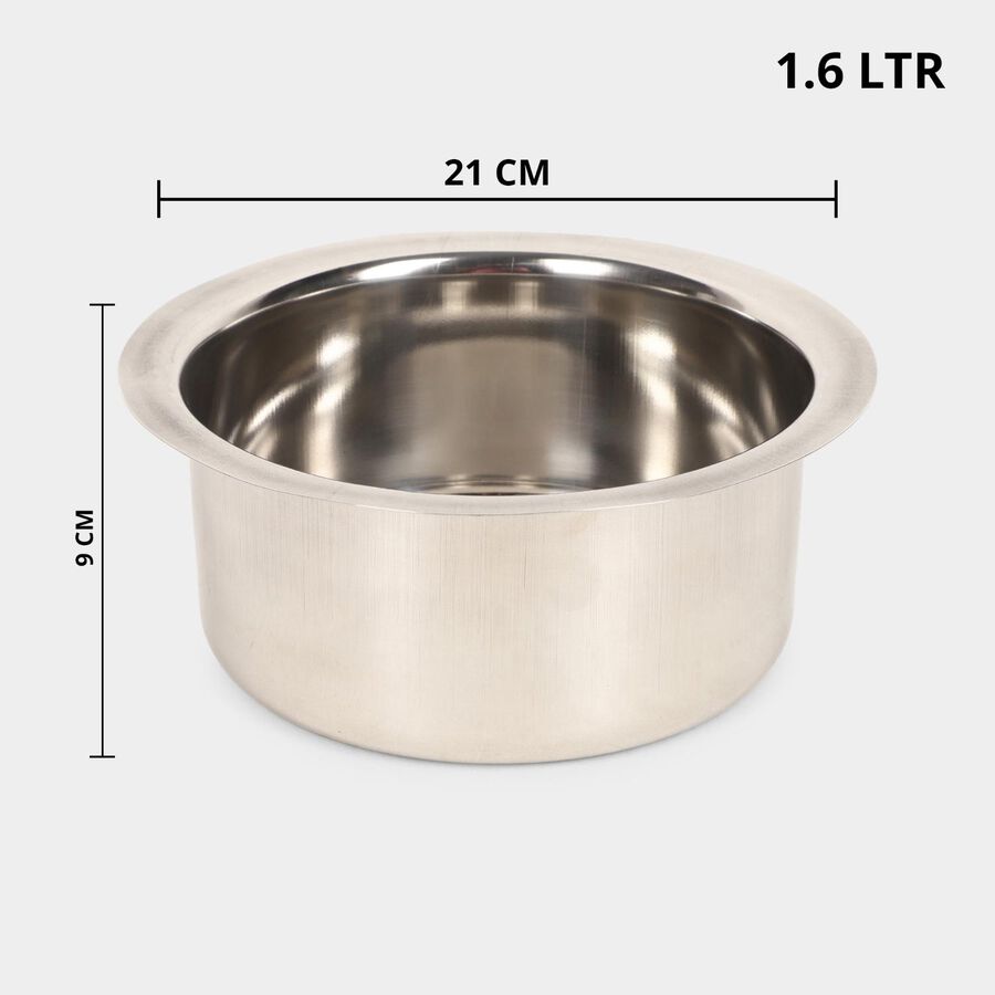 1.6 L Steel Patila, , large image number null