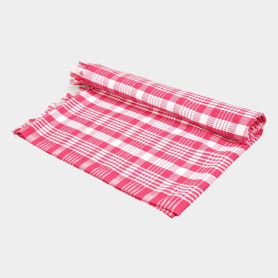 270 GSM Pink Cotton Blend Bath Towel, , large
