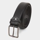 Men's Black Polyurethane Formal Belt, , small image number null
