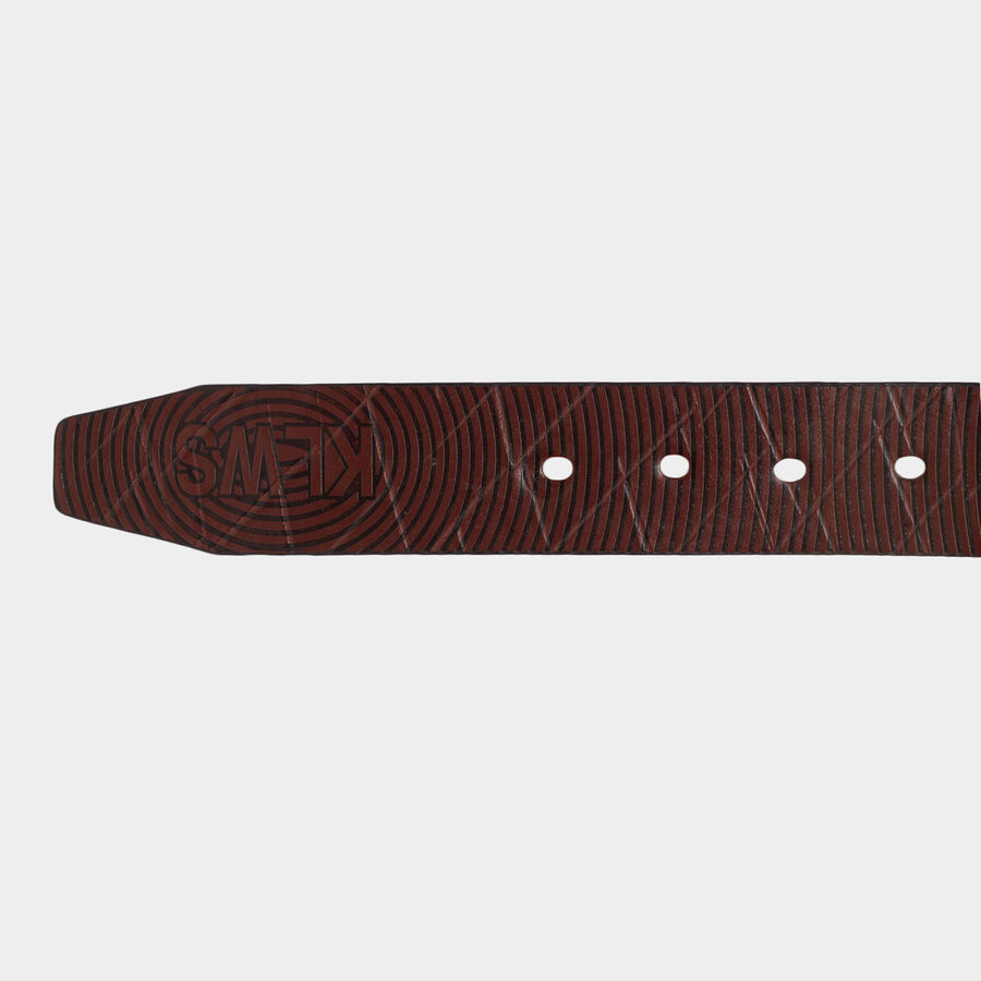 Men's Polyurethane Casual Belt, Size 40, Textured, , large image number null