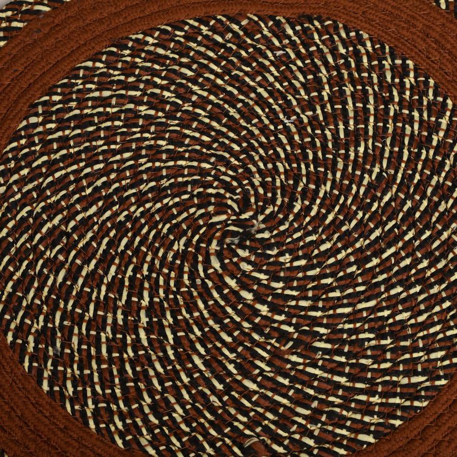 Brown Polyester Door Mat, , large image number null