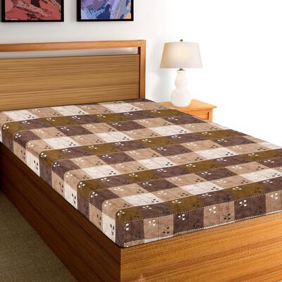 Green Microfiber Single Bedsheet