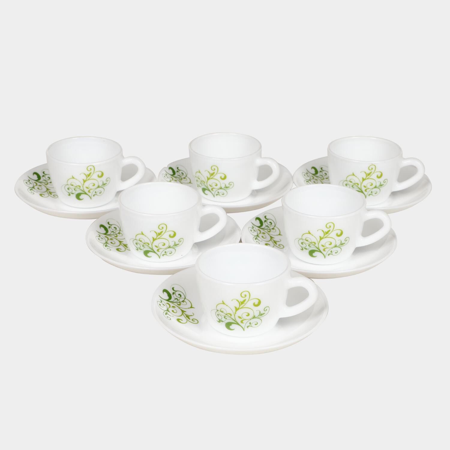 Cello                         120 ml Opalware Cup &amp; Saucer Set