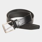 Men's Black Polyurethane Casual Belt, , small image number null