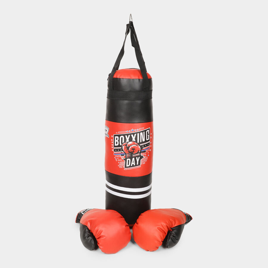 Boxing Kit With Punching Bag and Gloves, , large image number null