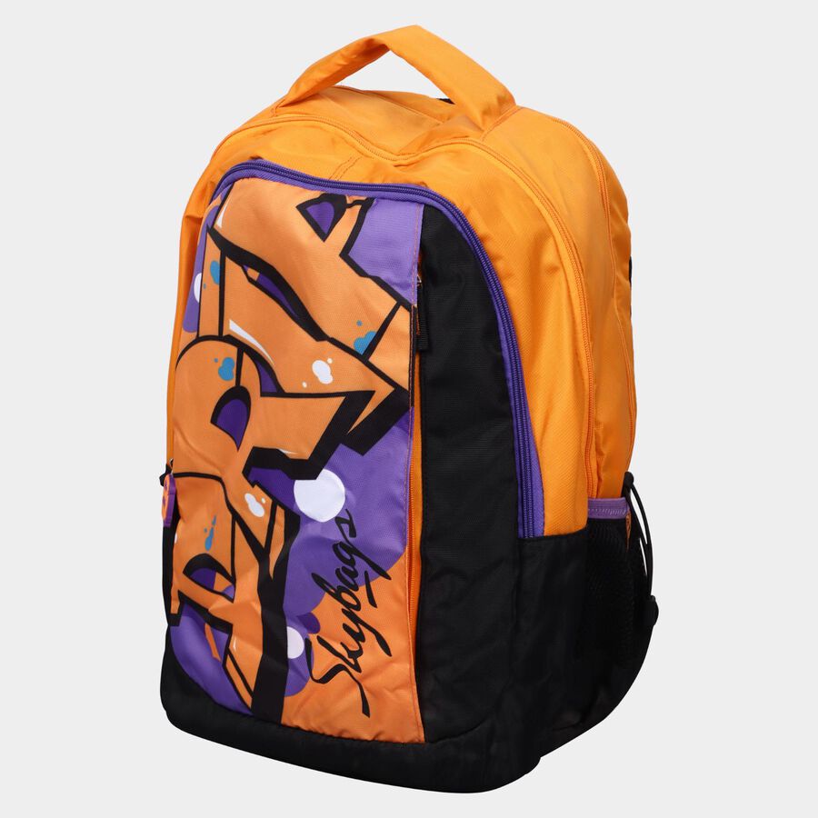 Orange Polyester Backpack, 35 L (Approx), , large image number null