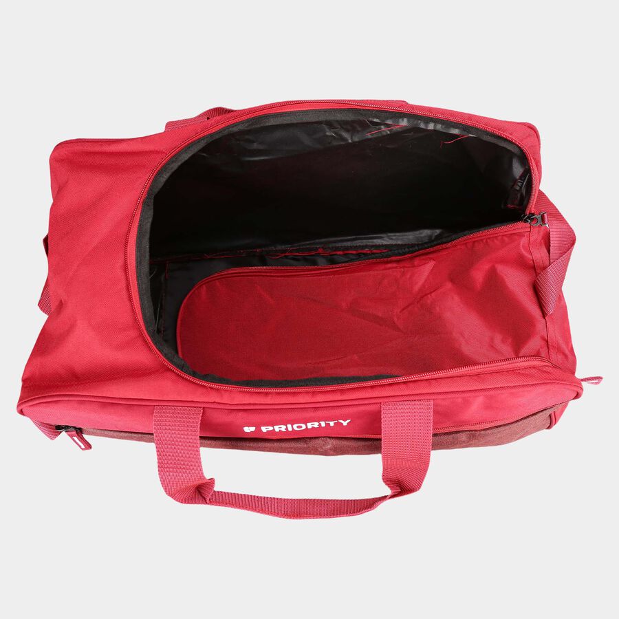 Red Polyester Duffle Bag, , large image number null