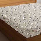 Grey Microfiber Double Bedsheet with Pillow Cover, , small