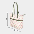 Women's White Fabric-Polyester Tote Bag, , small image number null
