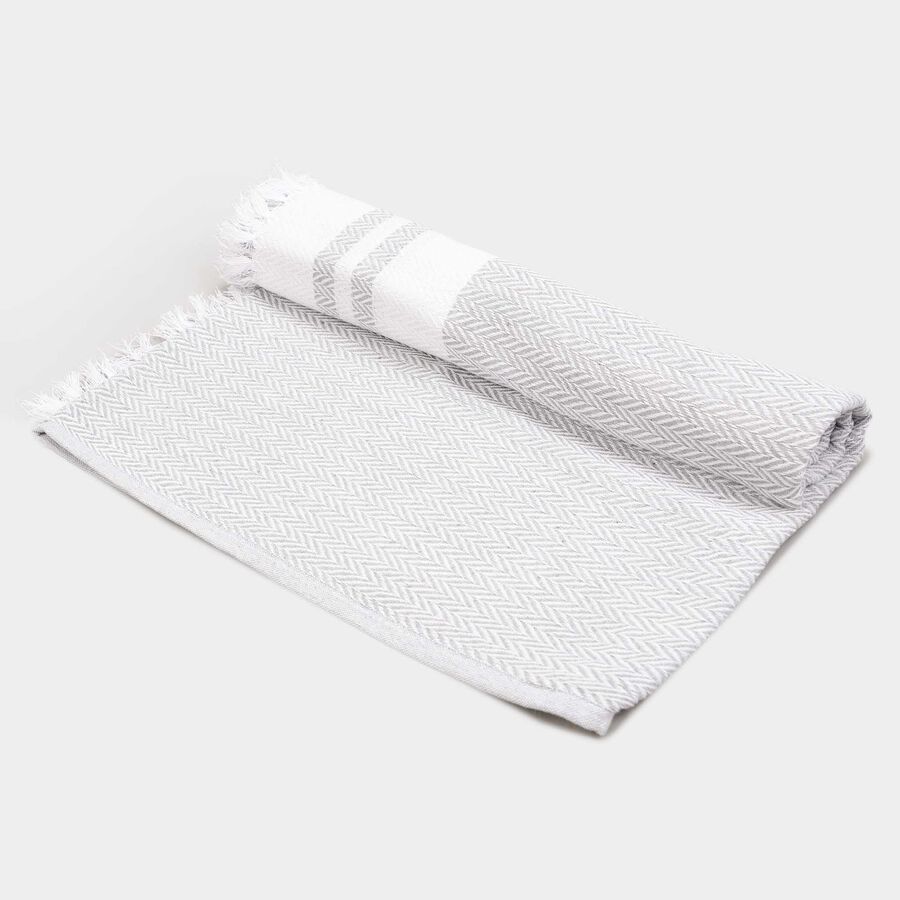 220 GSM Grey Cotton Bath Towel, , large image number null