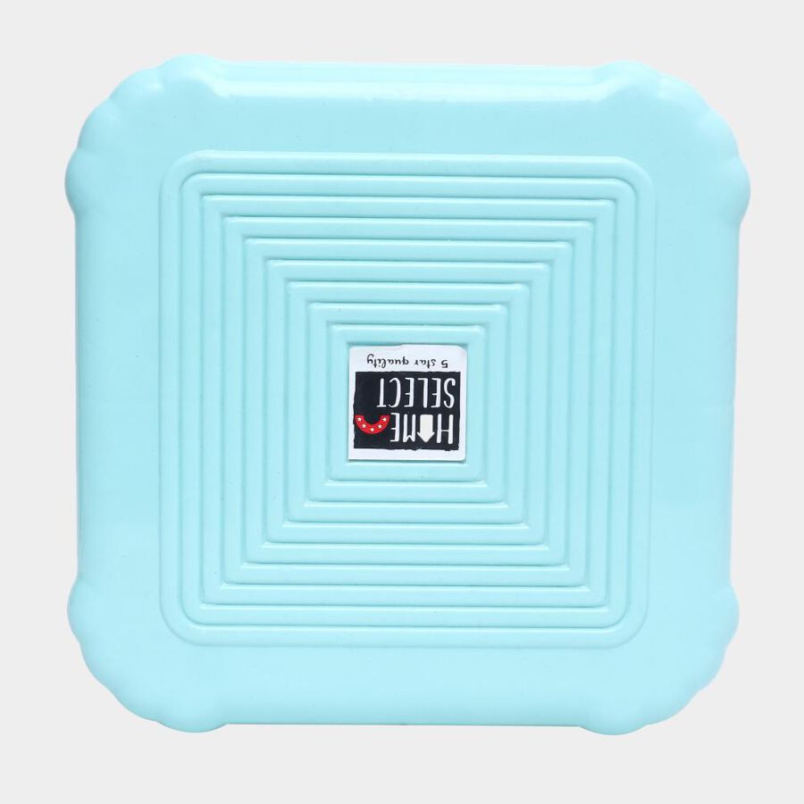 Blue Plastic Bath Stool, , large