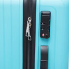 8-Wheel Cyan PVC Matee Hard Case Trolley, Medium, , small image number null